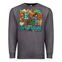 Charcoal Heather teach them to be kind with pumpkins and fall Premium Sweatshirt - AdoDesignShop