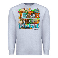 Heather Grey teach them to be kind with pumpkins and fall Premium Sweatshirt - AdoDesignShop