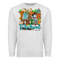 Oatmeal Heather teach them to be kind with pumpkins and fall Premium Sweatshirt - AdoDesignShop