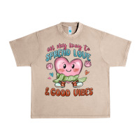 French Oak on my way to spread love Urban Heavy Tee - MaliasSmallBusiness