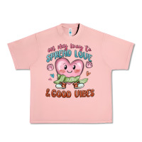 Salmon on my way to spread love Urban Heavy Tee - MaliasSmallBusiness