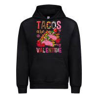 Black tacos are my valentine Urban Hoodie - NancyCooperArtShop