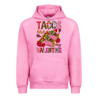 Fuchsia Pink tacos are my valentine Urban Hoodie - NancyCooperArtShop