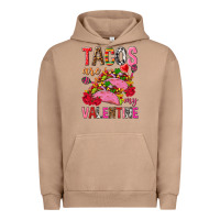 Pigment Burro tacos are my valentine Urban Hoodie - NancyCooperArtShop