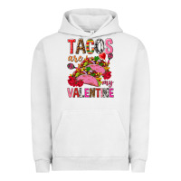 Pigment Lunar Rock tacos are my valentine Urban Hoodie - NancyCooperArtShop