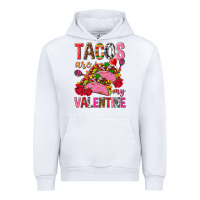 White tacos are my valentine Urban Hoodie - NancyCooperArtShop