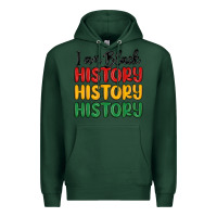 Sports Green i am black history Premium Hoodie - MaliasSmallBusiness