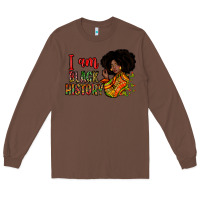 Chestnut i am black history Long Sleeve Tee - Zillion Design Studio