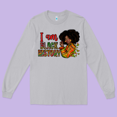 Long Sleeve Tee i am black history