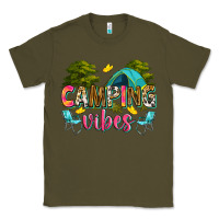 Army Green camping vibes Classic Tee - Zillion Design Studio