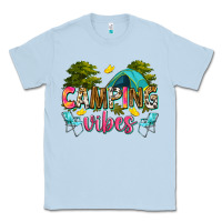Dusty Blue camping vibes Classic Tee - Zillion Design Studio