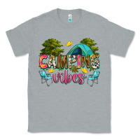 Heather Grey camping vibes Classic Tee - Zillion Design Studio