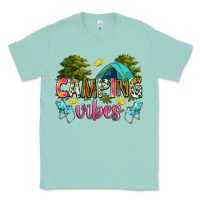 Seafoam camping vibes Classic Tee - Zillion Design Studio