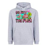 Heather Grey go with the flow Heavyweight Hoodie - AdoDesignShop