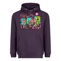 Plum go with the flow Heavyweight Hoodie - AdoDesignShop