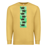 Antique Gold dinosaur ankylosaurus pen wrap Premium Sweatshirt - Artiststas