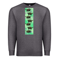 Charcoal Heather dinosaur ankylosaurus pen wrap Premium Sweatshirt - Artiststas