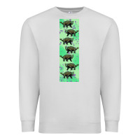 Dove Grey dinosaur ankylosaurus pen wrap Premium Sweatshirt - Artiststas