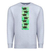 Heather Grey dinosaur ankylosaurus pen wrap Premium Sweatshirt - Artiststas