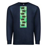 Navy dinosaur ankylosaurus pen wrap Premium Sweatshirt - Artiststas