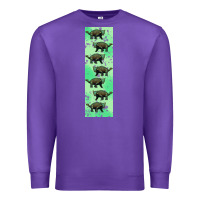 Purple dinosaur ankylosaurus pen wrap Premium Sweatshirt - Artiststas