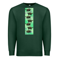 Sports Green dinosaur ankylosaurus pen wrap Premium Sweatshirt - Artiststas