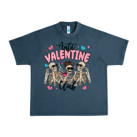 Midnight Navy anti valentine club Urban Heavy Tee - MaliasSmallBusiness