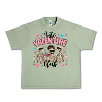 Oil Green anti valentine club Urban Heavy Tee - MaliasSmallBusiness