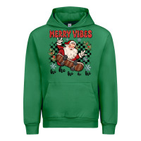 Emerald merry vibes ho ho ho Urban Hoodie - MaliasSmallBusiness