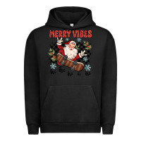 Pigment Black merry vibes ho ho ho Urban Hoodie - MaliasSmallBusiness