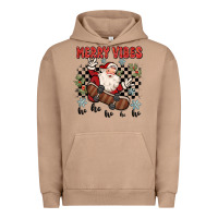 Pigment Burro merry vibes ho ho ho Urban Hoodie - MaliasSmallBusiness