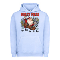 Pigment Grape Ice merry vibes ho ho ho Urban Hoodie - MaliasSmallBusiness