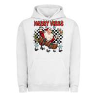 Pigment Lunar Rock merry vibes ho ho ho Urban Hoodie - MaliasSmallBusiness