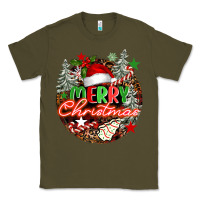 Army Green Merry christmas Classic Tee - FaDigitalArtStudio
