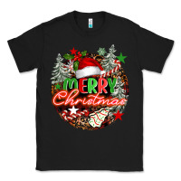 Black Merry christmas Classic Tee - FaDigitalArtStudio