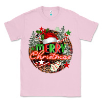 Bubblegum Pink Merry christmas Classic Tee - FaDigitalArtStudio