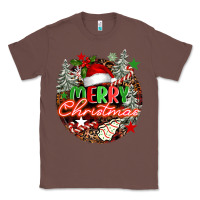Chestnut Merry christmas Classic Tee - FaDigitalArtStudio