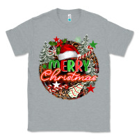 Heather Grey Merry christmas Classic Tee - FaDigitalArtStudio