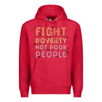 Cardinal fight poverty not poor people Premium Hoodie - MaliasSmallBusiness