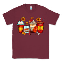 Burgundy firefighter coffee cups Classic Tee - Zillion Design Studio