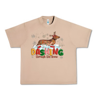 Burro dachshund through the snow Urban Heavy Tee - MaliasSmallBusiness