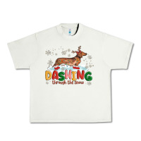 Pistachio dachshund through the snow Urban Heavy Tee - MaliasSmallBusiness