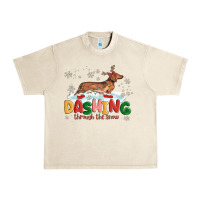 Sandshell dachshund through the snow Urban Heavy Tee - MaliasSmallBusiness