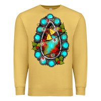Antique Gold gemstone christmas Premium Sweatshirt - JahusDesignShop