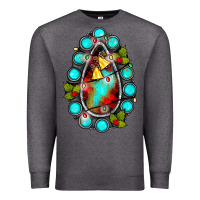 Charcoal Heather gemstone christmas Premium Sweatshirt - JahusDesignShop