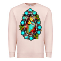 Pale Pink gemstone christmas Premium Sweatshirt - JahusDesignShop