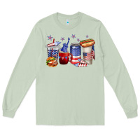 Matcha 4th of july coffee cups Long Sleeve Tee - texasbilliewilder