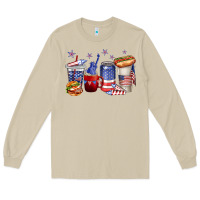 Mushroom 4th of july coffee cups Long Sleeve Tee - texasbilliewilder