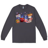 Smoke 4th of july coffee cups Long Sleeve Tee - texasbilliewilder