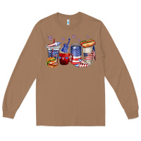 Toasted Coconut 4th of july coffee cups Long Sleeve Tee - texasbilliewilder